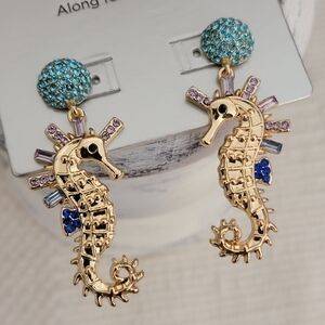 Seahorse Earrings - Sugarfix by BaubleBar